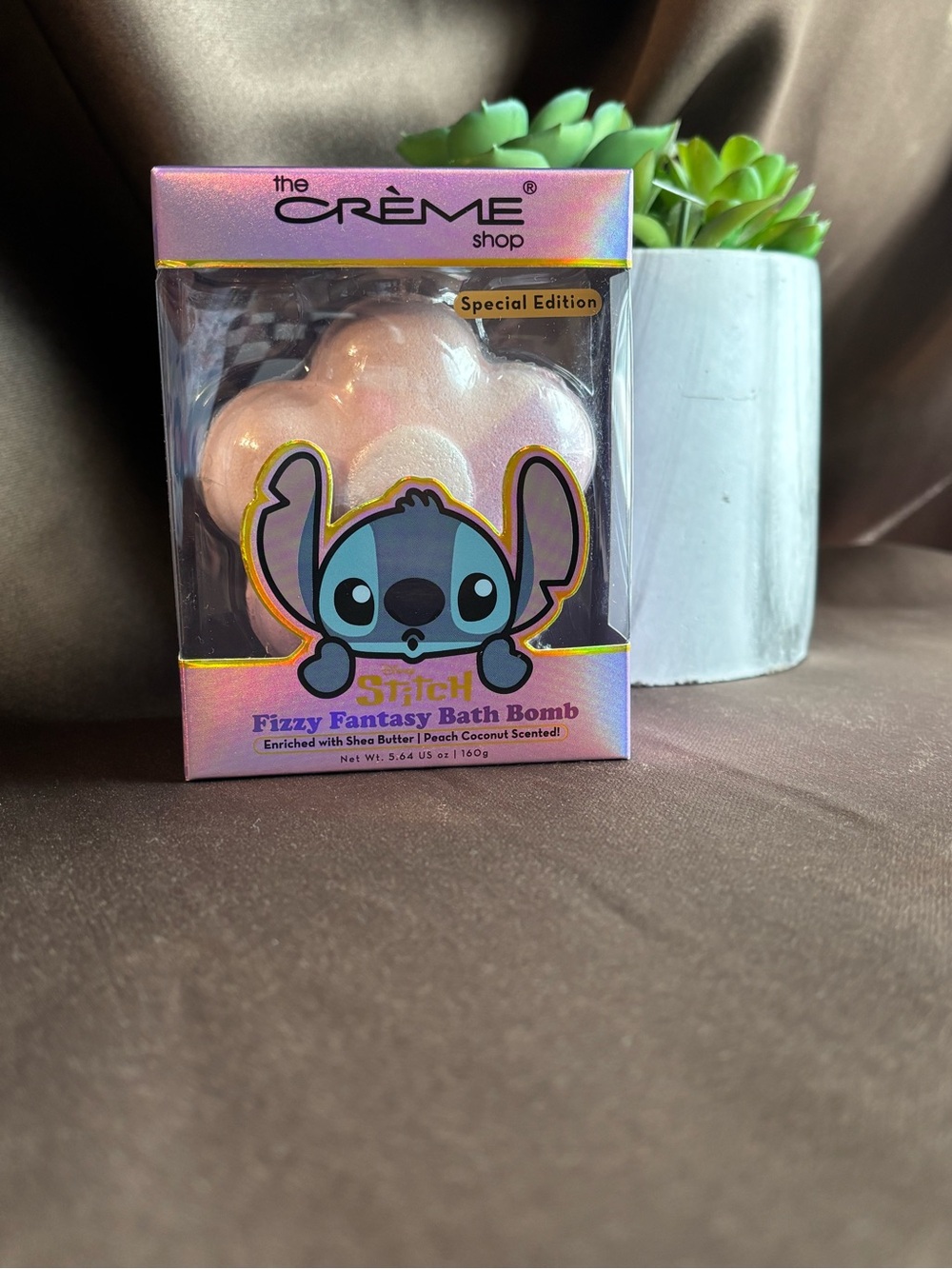 The Crème Shop x Stitch 5.6 ounce Bath Bomb